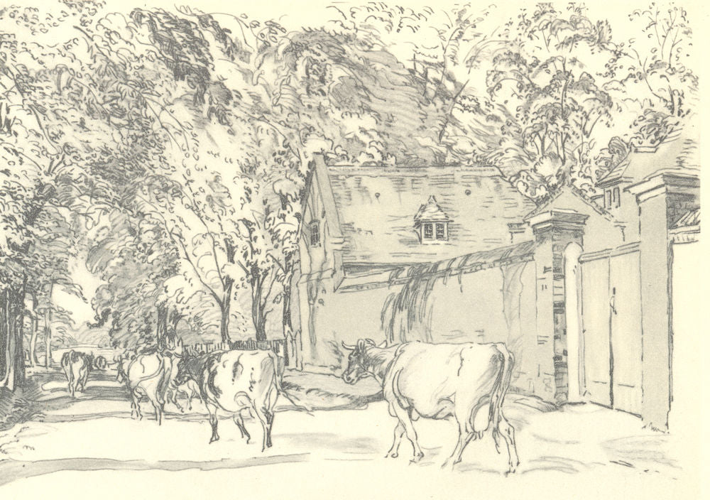 HAM COMMON. Ham Street - near the Middle (ii). London. JS Sanderson-Wells 1946